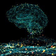 Artificial Intelligence concept AI and data solutions for e-commerce.
